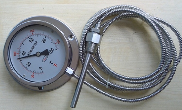 Gas Expansion Capillary Thermometer