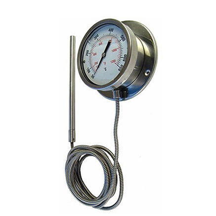 Gas Expansion Capillary Thermometer