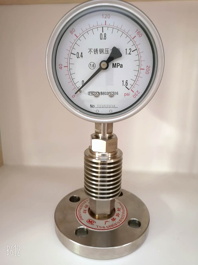 Diaphragm Seal Pressure Gauge for High Temperature