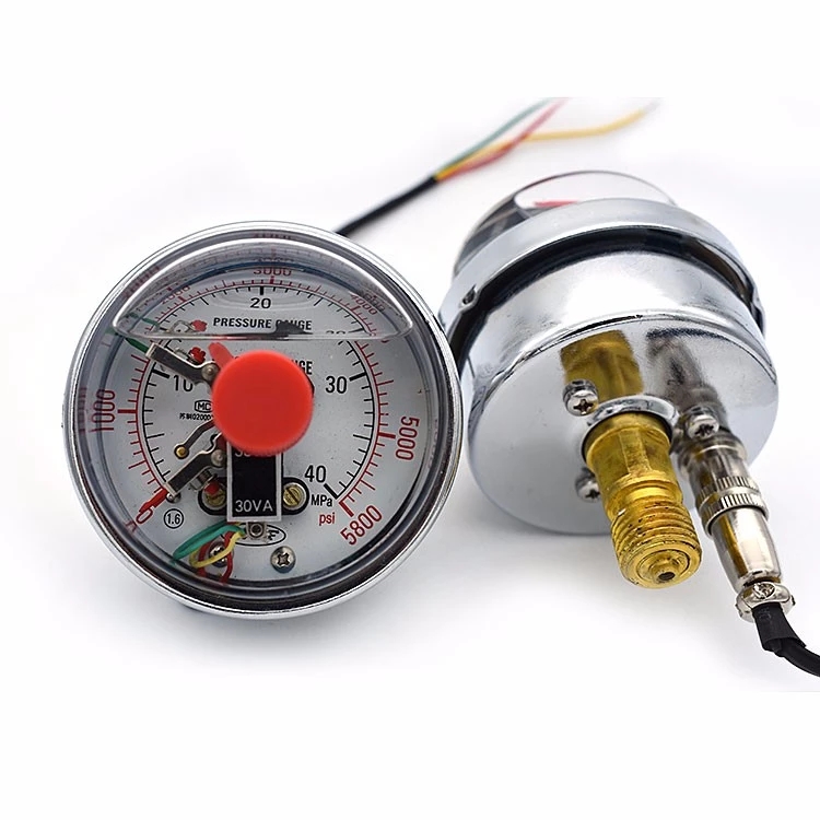 Back Mounted Electrical Contact Pressure Gauge