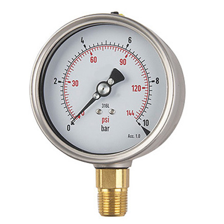 Stainless Steel Case Pressure Gauge