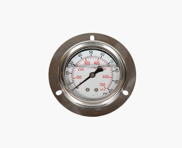 Vibration-Proof (Liquid Filled) Edged Back Connected Pressure Gauge