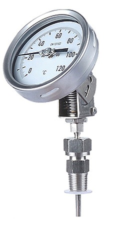 Arbitrary Mounted Bimetal Thermometer
