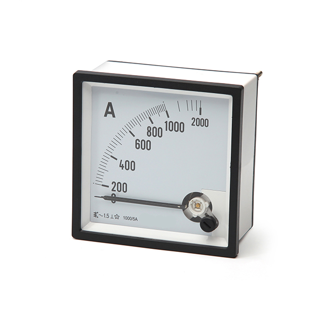 Square Panel Electricity Pointer Meter