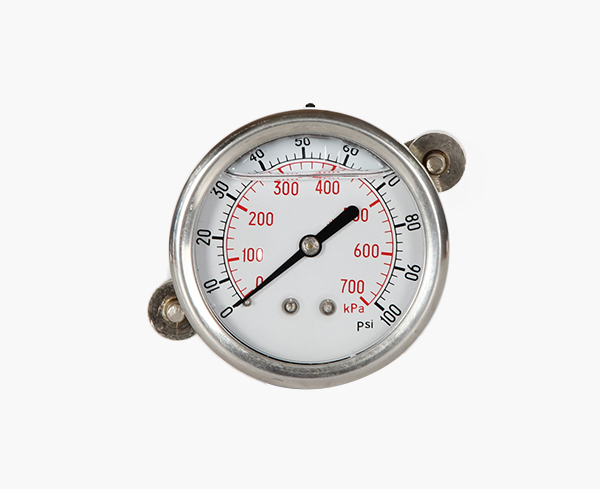 Vibration-Proof (Liquid Filled) Back Mounted Pressure Gauge