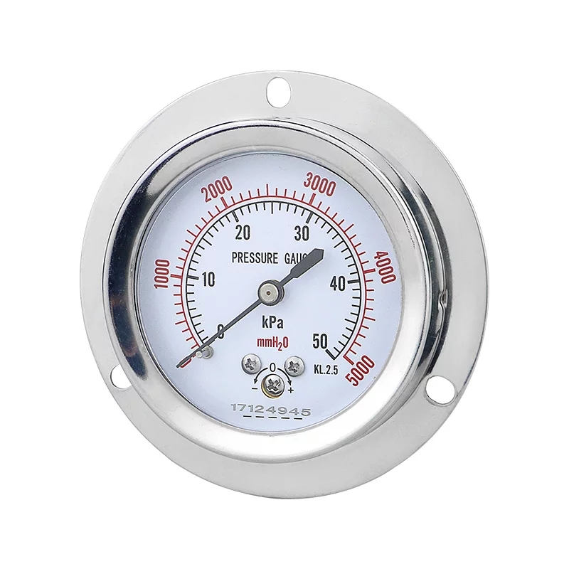 Edged Back Mounted Low Pressure Capsule Gauge